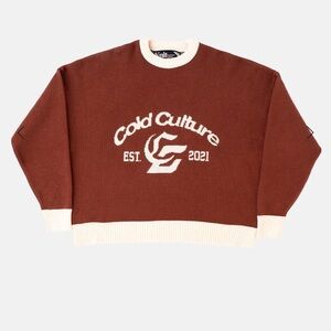 ColdCulture - ACADEMY KNIT CHOCOLATE BROWN